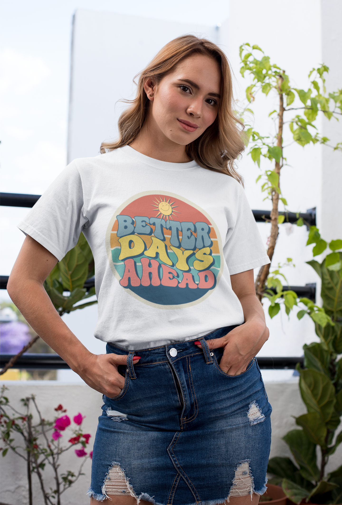 BETTER DAYS AHEAD OVERSIZED T SHIRT