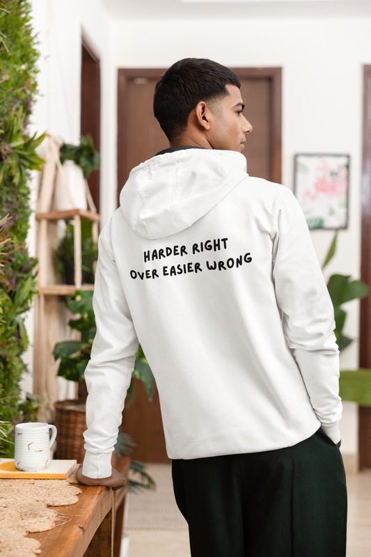 HARDER RIGHT UNISEX HOODIE
