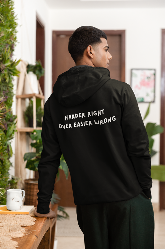 HARDER RIGHT UNISEX HOODIE