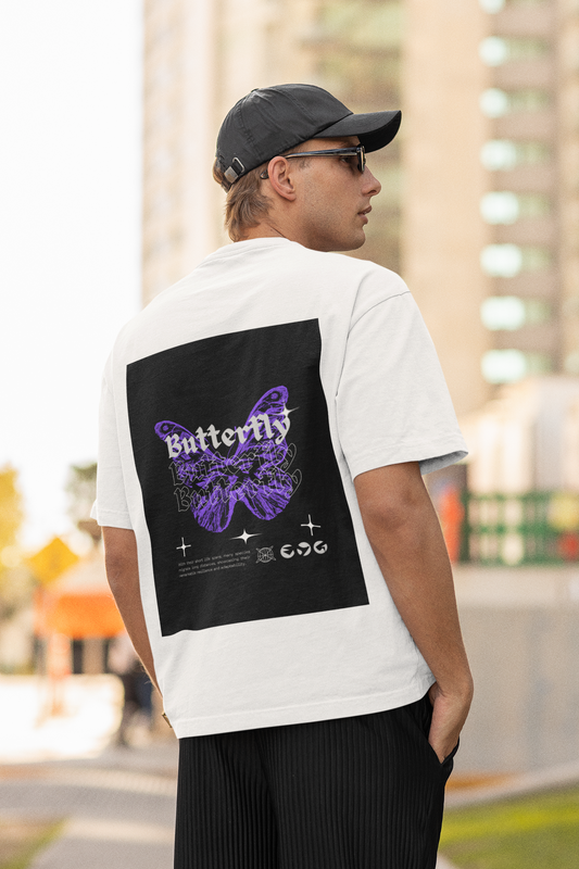 BUTTERFLY OVERSIZED T SHIRT