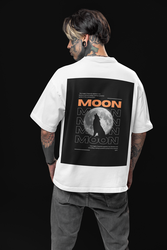 MOON OVERSIZED T SHIRT