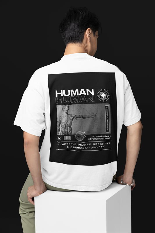 HUMAN OVERSIZED T SHIRT